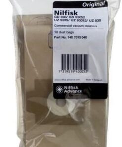 Nilfisk Stofzuigerzak Papieren zakken GD 930 1 Doosje a 10 Stuks