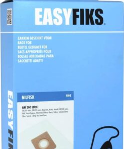 Easyfiks Stofzuigerzak X100 Micro Fleece 8 stuks Nw Stijl GM 200-300-400 serie 1 Doosje a 8 Stuks