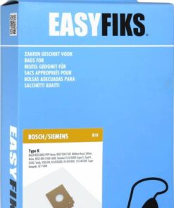 Easyfiks Stofzuigerzak Type K Micro Fleece 8 stuks Nw Stijl Smily 1 Doosje a 8 Stuks