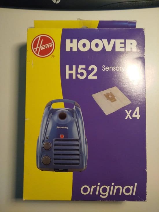 Hoover Vacuum Bags: 12-Pack Dust Bags For Telios, Enigma, Arianne, Sensory H30 & H52 Models