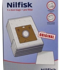 Nilfisk Stofzuigerzak 2.1Ltr Coupe, Coupe Neo, Go 1 Doosje a 5 Stuks