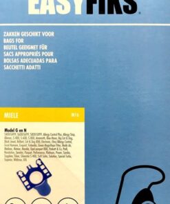 Easyfiks Stofzuigerzak Micro Fleece 8 stuks Nw Stijl Miele 400-600 Serie G-N 1 Doosje a 8 Stuks