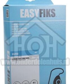 Easyfiks Stofzuigerzak King Micro Fleece 8 stuks Nw Stijl Extreme X110, King serie 1 Doosje a 8 Stuks