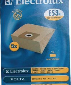 Electrolux Stofzuigerzak ES53N + 1 micro filter Bolero, Filio, Power Plus 1 Doosje a 4 +1M